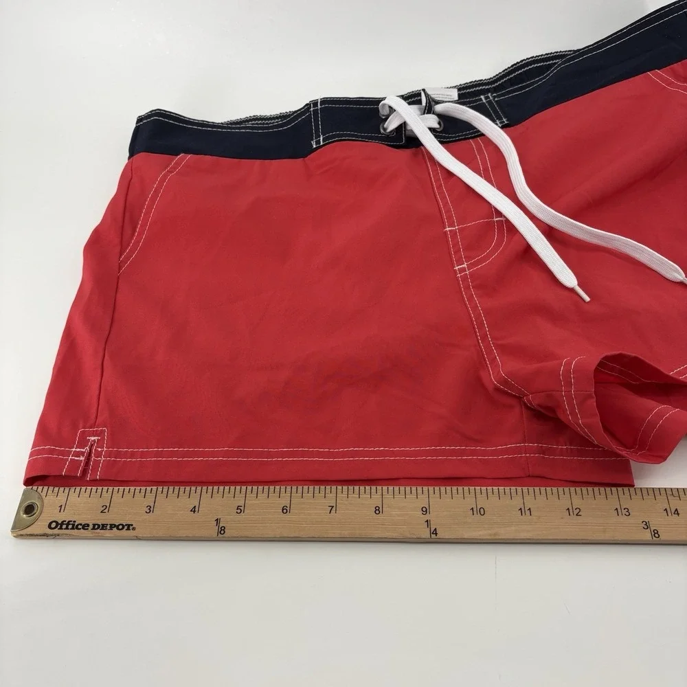 Meegsking Women's Quick Dry Board Shorts Red Size XLarge New‎ Without Tag